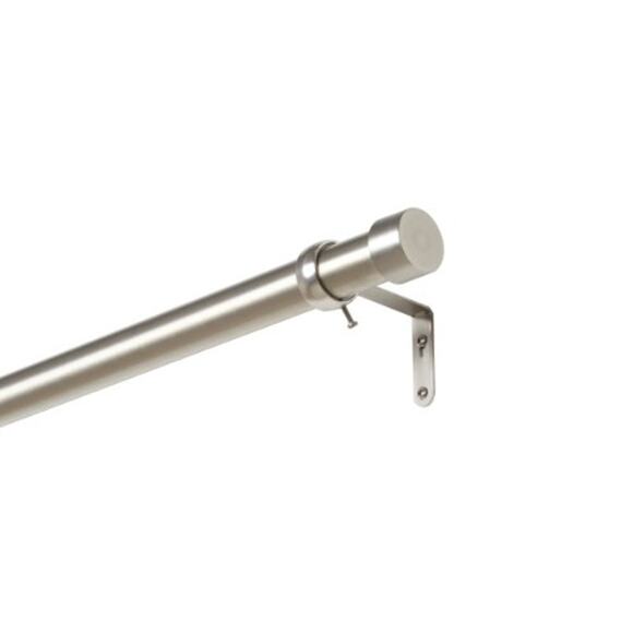 NWT Umbra Cappa Curtain Rod Nickel 36–72 in 1.25" Dia – Heavy Duty Adjustable - Picture 1 of 4